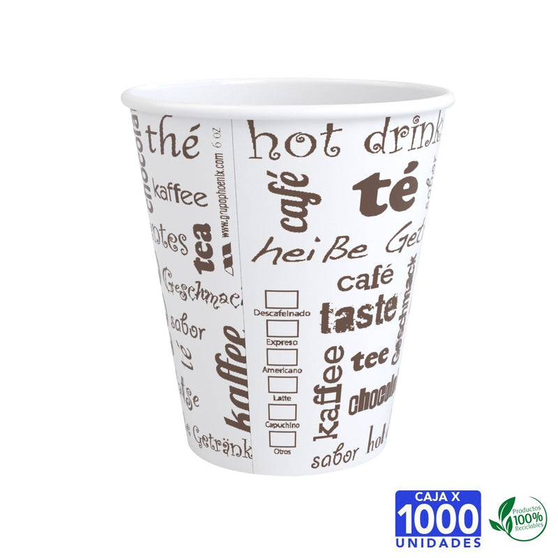  Vasos de café personalizados de acero inoxidable de 20 onzas,  juego de 6, paquete personalizado a granel, doble pared, perfecto para café,  cacao caliente, otras bebidas frías y calientes, color plateado 