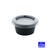 Cup Dip 2.0oz Negro con tapa Traslucida Caja x 2500 Unidades
